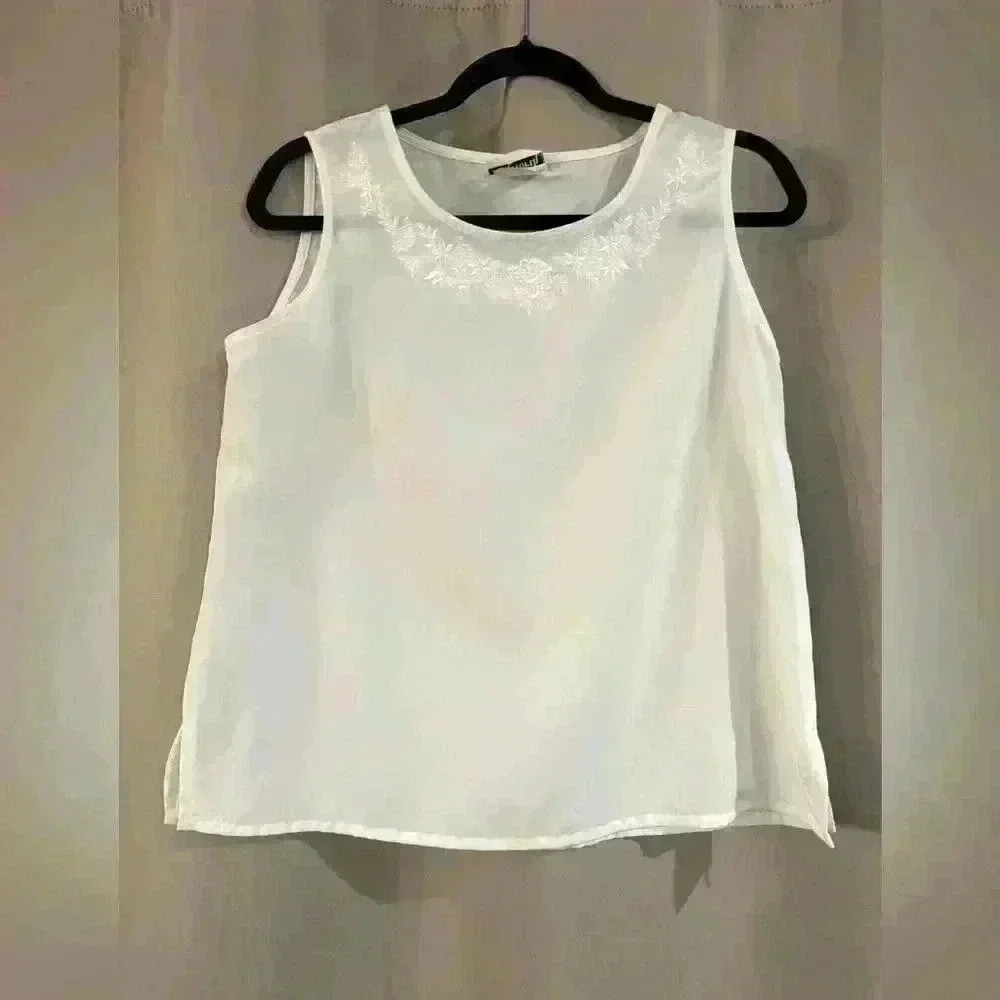 Women’s White BonWorth Petite Blouse